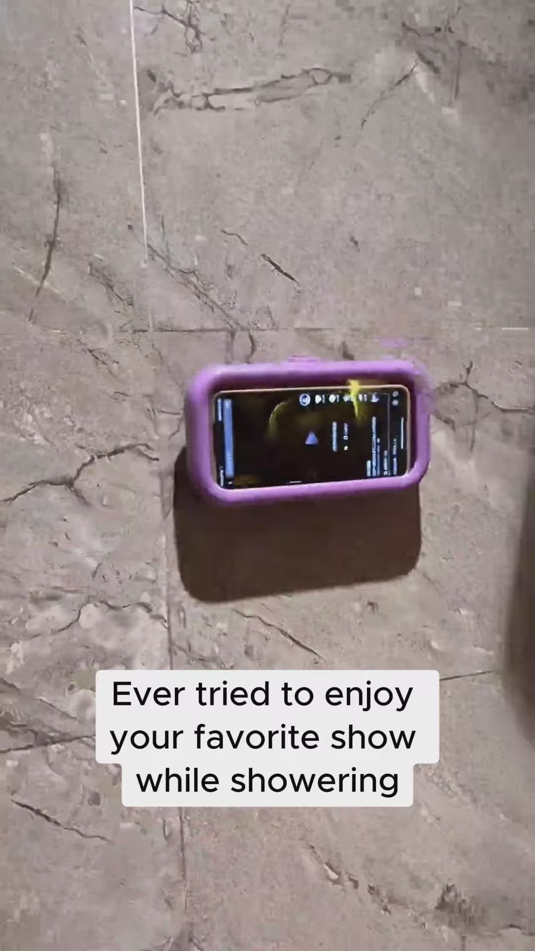 Shower Phone Holder Waterproof Wall Mount Case